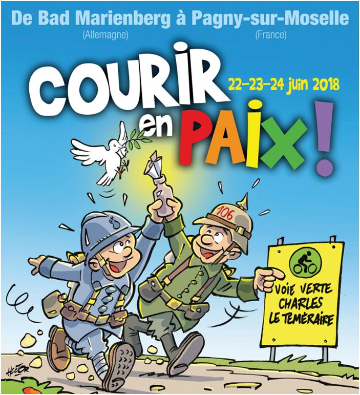 courir en paix