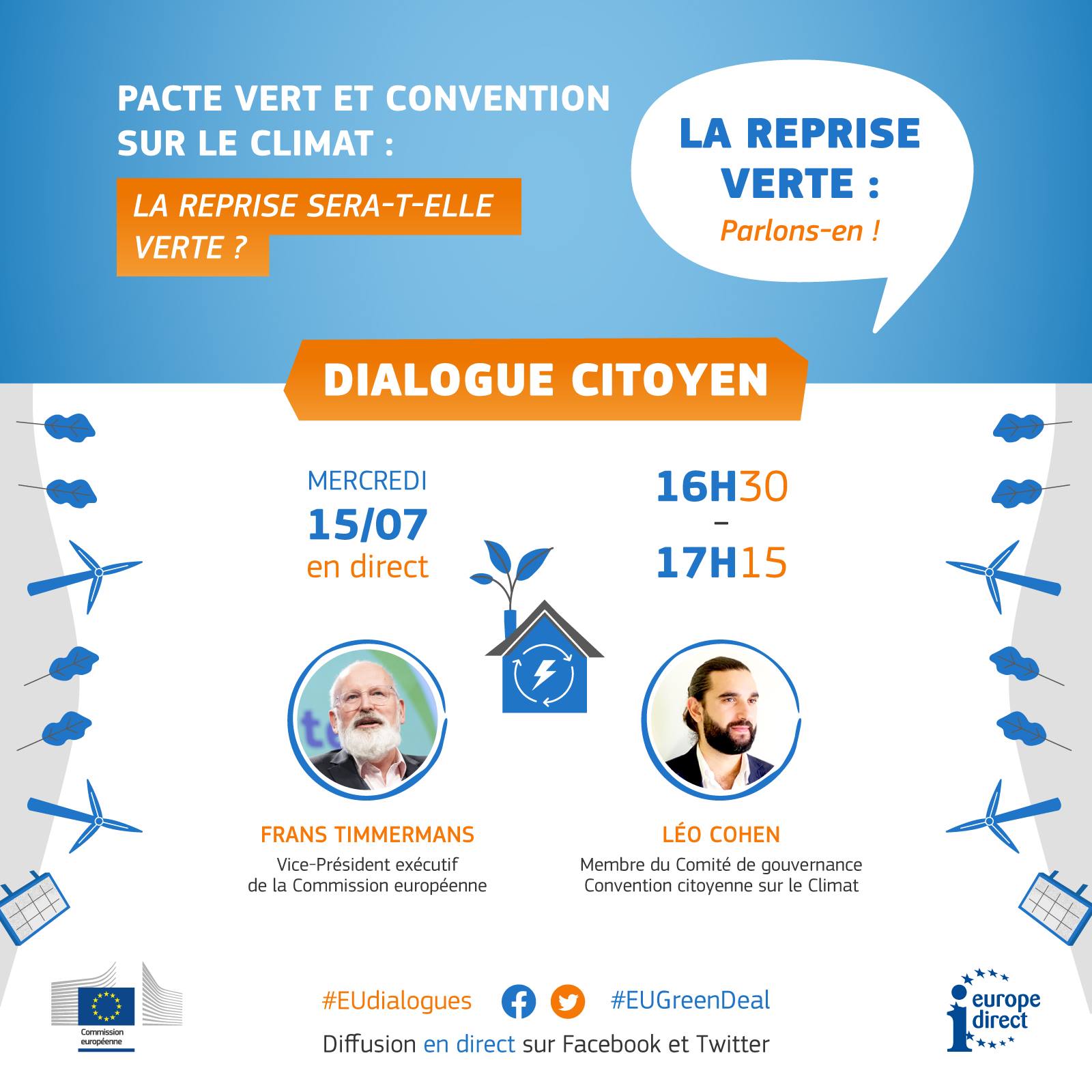 Dialogue citoyen Relance verte 15 juillet square