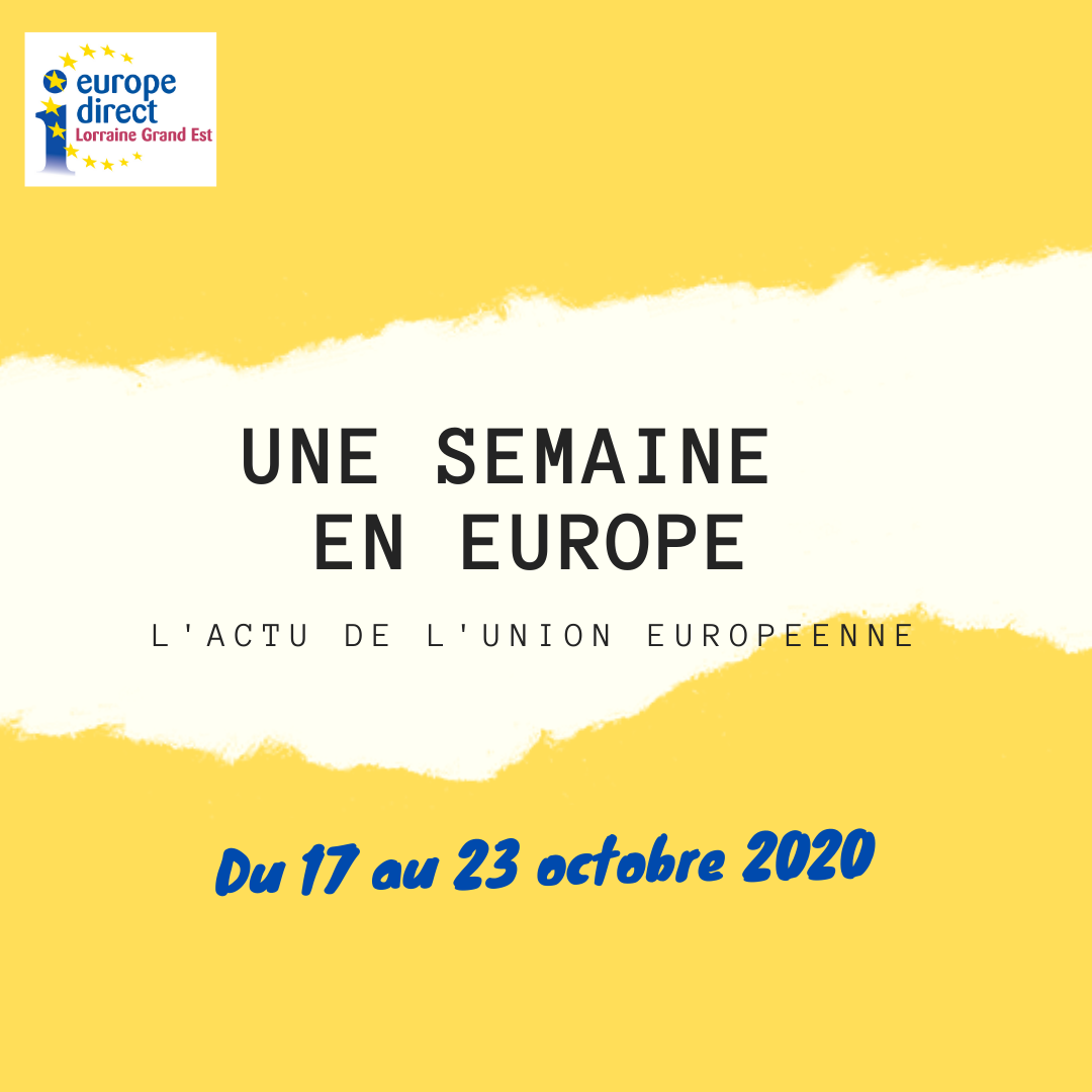 UNE SEMAINE EN EUROPE oct. 20 4 semaine