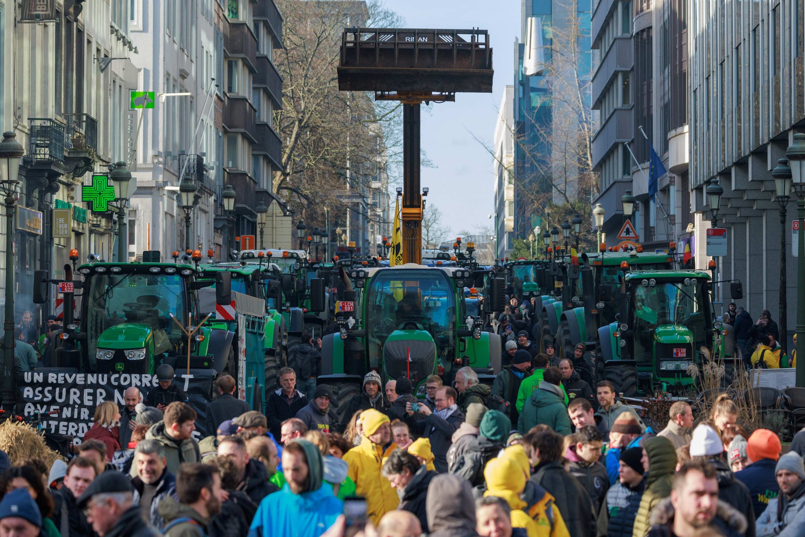 manifestation agricole bxl